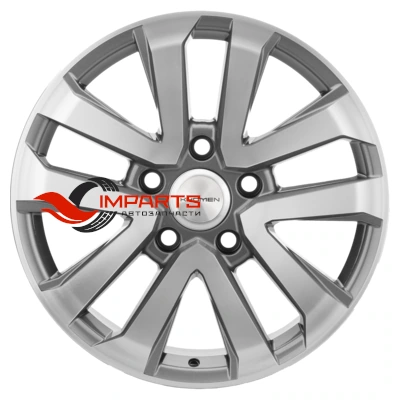 Колесный диск Khomen Wheels 8,5x20/5x150 ET45 D110,1 KHW2003 (LX570/LC100/LC200) Gray-FP