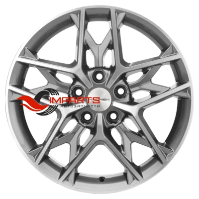 Колесный диск Khomen Wheels 7x17/5x114,3 ET50 D67,1 KHW1709 (CX-5/Seltos/Optima) Gray-FP