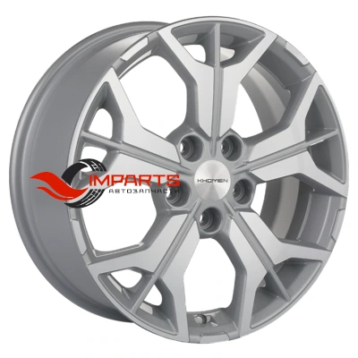 Колесный диск Khomen Wheels 7x17/5x112 ET54 D57,1 KHW1715 (Jetta) F-Silver-FP