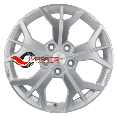 Колесный диск Khomen Wheels 7x17/5x112 ET40 D57,1 KHW1715 (Kodiaq/Tiguan) F-Silver-FP