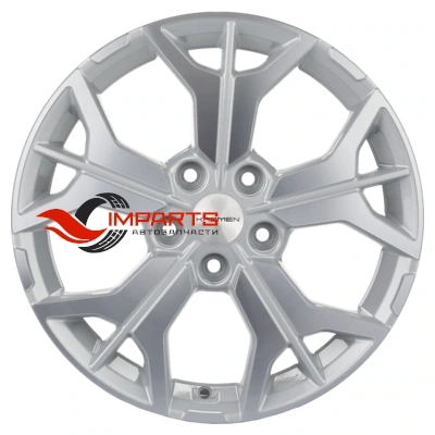 Колесный диск Khomen Wheels 7x17/5x114,3 ET45 D60,1 KHW1715 (Changan/Geely/Lexus/Toyota) F-Silver-FP