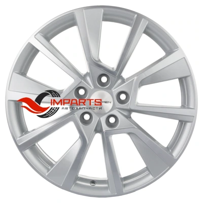 Колесный диск Khomen Wheels 7x18/5x112 ET43 D57,1 KHW1802 (Kodiaq/Tiguan) F-Silver-FP