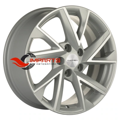 Колесный диск Khomen Wheels 7x17/5x108 ET50 D63,3 KHW1714 (Kuga/Focus) F-Silver-FP