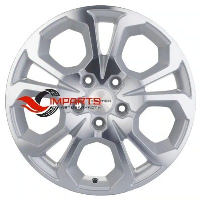 Колесный диск Khomen Wheels 6,5x17/5x114,3 ET50 D66,1 KHW1711 (Arkana/Kaptur) F-Silver-FP