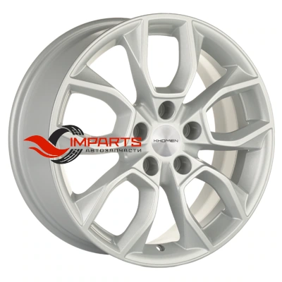 Колесный диск Khomen Wheels 7x17/5x112 ET45 D57,1 KHW1713 (Karoq) F-Silver