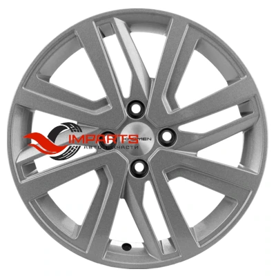 Колесный диск Khomen Wheels 6x16/4x100 ET37 D60,1 KHW1609 (Stepway) F-Silver