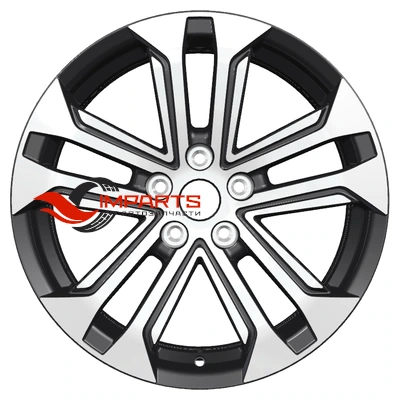 Колесный диск Khomen Wheels 7x18/5x114,3 ET38 D67,1 KHW1803 (Outlander) Black-FP