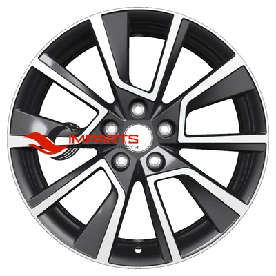 Колесный диск Khomen Wheels 7x18/5x114,3 ET48,5 D67,1 KHW1802 (Sportage) Black-FP