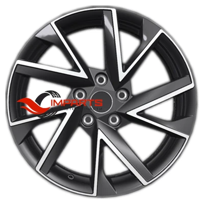 Колесный диск Khomen Wheels 7x17/5x112 ET49 D57,1 KHW1714 (Octavia) Black-FP