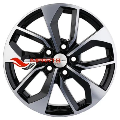 Колесный диск Khomen Wheels 7x17/5x112 ET43 D57,1 KHW1703 (Kodiaq/Tiguan) Black-FP