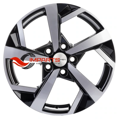 Колесный диск Khomen Wheels 7x17/5x114,3 ET45 D60,1 KHW1712 (Changan/Geely/Lexus/Toyota) Black-FP