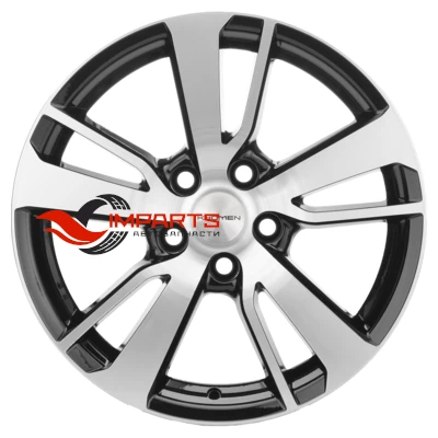 Колесный диск Khomen Wheels 7x17/5x114,3 ET40 D66,1 KHW1704 (Qashqai) Black-FP