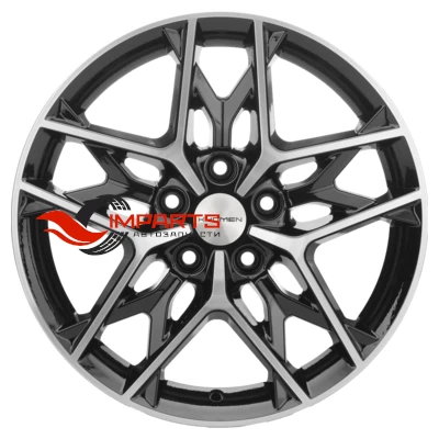 Колесный диск Khomen Wheels 7x17/5x112 ET49 D57,1 KHW1709 (Octavia) Black-FP