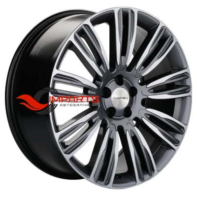 Колесный диск Khomen Wheels 8,5x20/5x114,3 ET48 D67,1 KHW2004 (SantaFe) Gray-FP