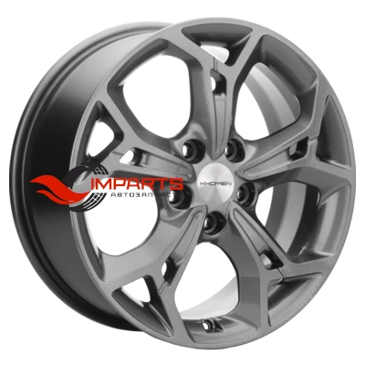 Колесный диск Khomen Wheels 7x17/5x114,3 ET45 D66,1 KHW1702 (Teana/X-trail) Gray