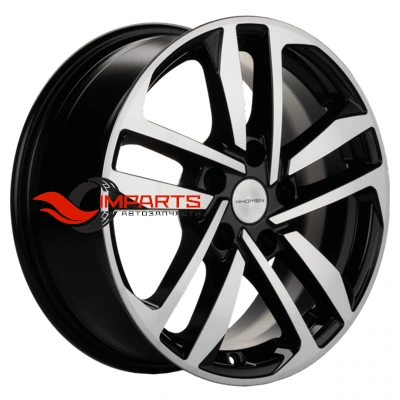 Колесный диск Khomen Wheels 6,5x16/5x114,3 ET43 D67,1 KHW1612 (Huyndai/Kia) Black-FP