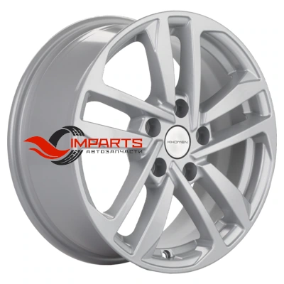 Колесный диск Khomen Wheels 6,5x16/5x114,3 ET45 D67,1 KHW1612 (Huyndai/Mazda) F-Silver