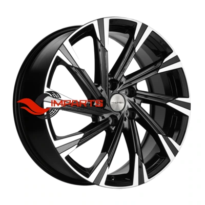 Колесный диск Khomen Wheels 7,5x19/5x114,3 ET53 D67,1 KHW1901 (Tucson) Black-FP