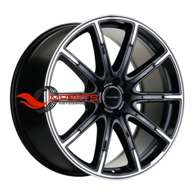 Колесный диск Khomen Wheels 9,5x21/5x112 ET45 D66,6 KHW2102 (GLS/GLE) Black-FP (под ORG)