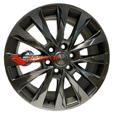 Колесный диск Khomen Wheels 8x20/6x139,7 ET60 D95,10 KHW2010 (LC 300) Dark Chrome