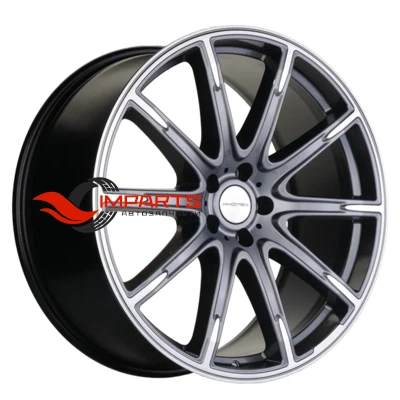 Колесный диск Khomen Wheels 9,5x21/5x112 ET30 D66,6 KHW2102 (GLS class) Gray-FP