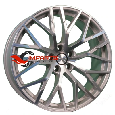 Колесный диск Khomen Wheels 8,5x20/5x112 ET33 D66,5 KHW2005 (Audi/VW) Brilliant Silver-FP