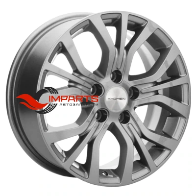 Колесный диск Khomen Wheels 6,5x16/5x120 ET51 D65,1 KHW1608 (Multivan) Gray