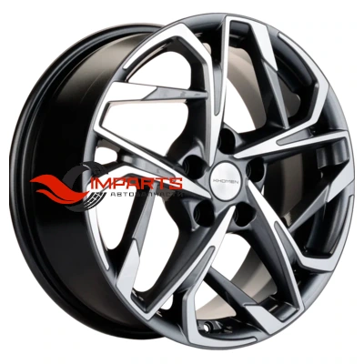 Колесный диск Khomen Wheels 7x17/5x108 ET40 D60,1 KHW1716 (Chery Tiggo/Tiggo 7 Pro) Gray-FP