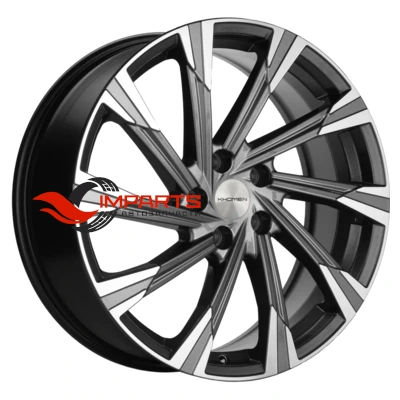 Колесный диск Khomen Wheels 7,5x19/5x114,3 ET48 D67,1 KHW1901 (Tucson) Gray-FP