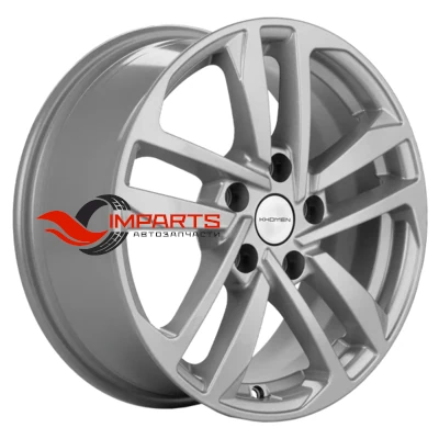 Колесный диск Khomen Wheels 6,5x16/5x100 ET39 D57,1 KHW1612 (Polo) F-Silver