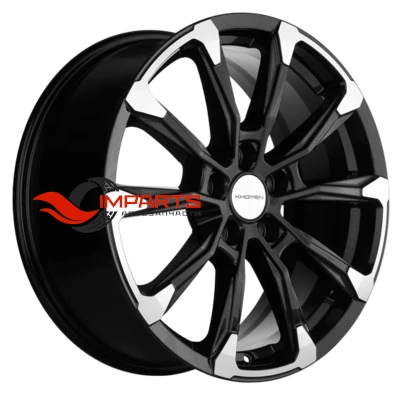 Колесный диск Khomen Wheels 7,5x18/5x114,3 ET50 D67,1 KHW1808 (K5/Santafe) Black-FP