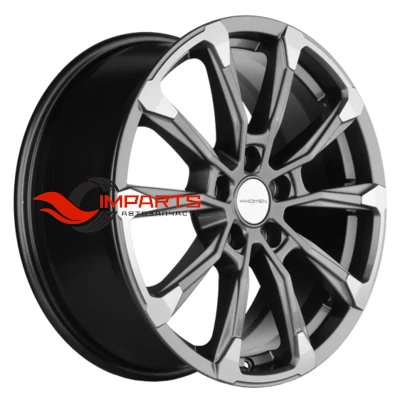 Колесный диск Khomen Wheels 7,5x18/5x114,3 ET50 D67,1 KHW1808 (K5/Santafe) Gray-FP