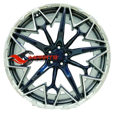 Колёсный диск Khomen Wheels 10x22/5x112 ET25 D66,6 ZEUS 2202 (BMW X5/X6/X7) Black matt-FP