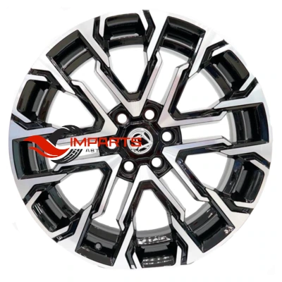 Колёсный диск Khomen Wheels 9x22/6x139,7 ET25 D77,8 AZIMUT 2205 (QX80/Patrol) Black-FP