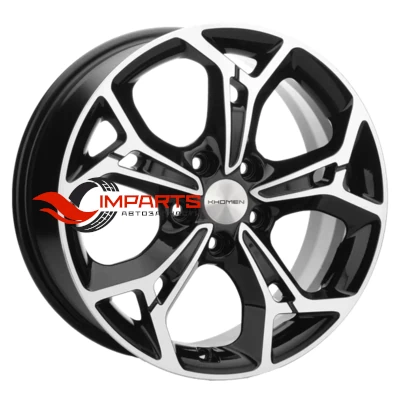 Колесный диск Khomen Wheels 7x17/5x114,3 ET37 D66,5 KHW1702 (Jolion) Black-FP