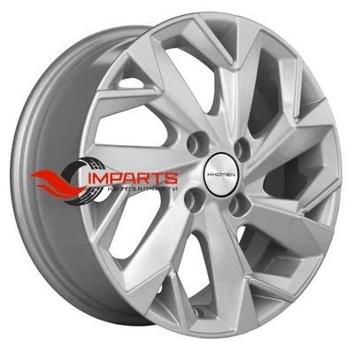 Колесный диск Khomen Wheels 5,5x14/4x98 ET35 D58,5 KHW1402 F-Silver