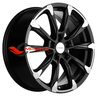 Колесный диск Khomen Wheels 7,5x18/5x108 ET40 D54,1 KHW1808 (Jac/Москвич 3) Black-FP