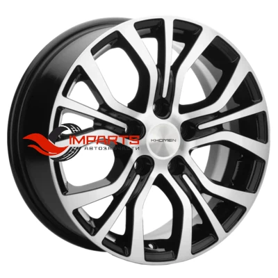 Колесный диск Khomen Wheels 6,5x16/5x110 ET43 D65,1 KHW1608 (Opel Zafira) Black-FP