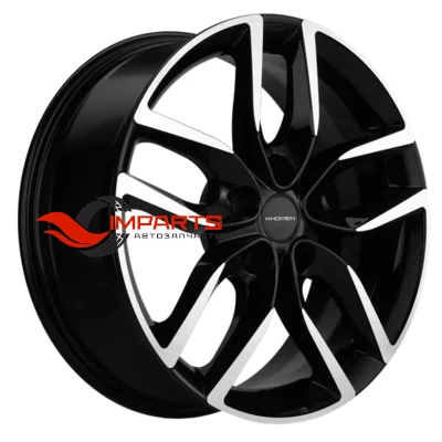 Колесный диск Khomen Wheels 6,5x17/5x108 ET43 D65,1 KHW1708 (Dongfeng AX7/Evolute i-PRO) Black-FP