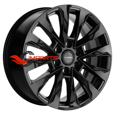 Колесный диск Khomen Wheels 8x20/6x139,7 ET45 D95,10 KHW2010 (LC 300 Tuning) Black (под ORG)