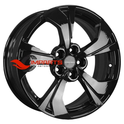 Колесный диск Khomen Wheels 7x17/5x108 ET40 D54,1 KHW1724 (Jac/Москвич 3) Black