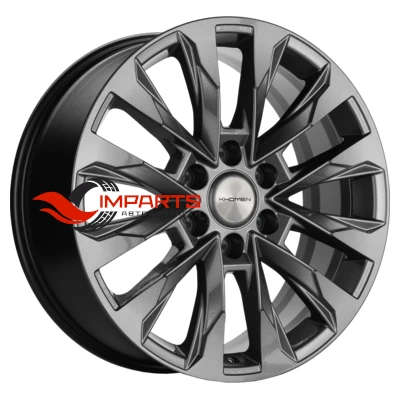 Колесный диск Khomen Wheels 8x20/6x139,7 ET38 D67,1 KHW2010 (Pajero IV) Gray