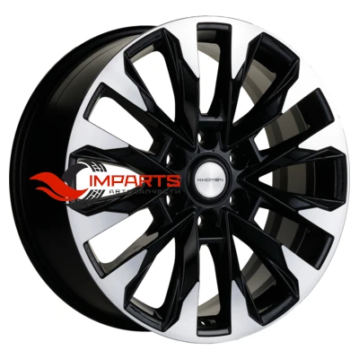 Колесный диск Khomen Wheels 8x20/6x139,7 ET25 D106,1 KHW2010 (LC Prado) Black-FP