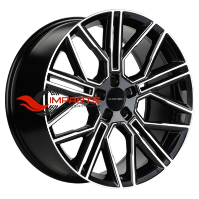 Колесный диск Khomen Wheels 9,5x21/5x112 ET36 D66,6 KHW2101 (E-tron) Black-FP