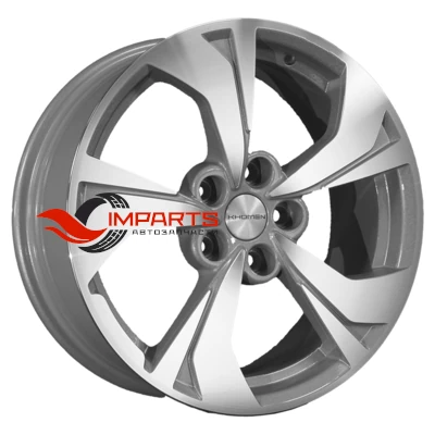 Колесный диск Khomen Wheels 7x17/5x114,3 ET40 D66,1 KHW1724 (Qashqai) F-Silver-FP