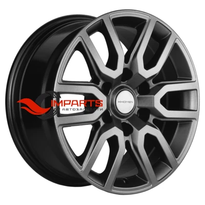 Колесный диск Khomen Wheels 8x17/6x139,7 ET38 D67,1 KHW1723 (Pajero Sport) Gray