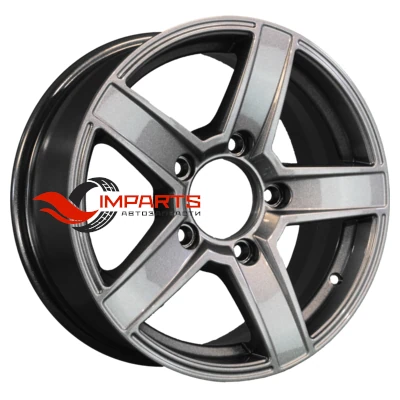 Колесный диск Khomen Wheels 6,5x16/5x139,7 ET40 D98,5 KHW1614 (Niva 4x4) Gray