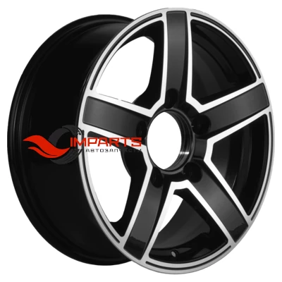 Колесный диск Khomen Wheels 6,5x16/5x139,7 ET35 D98,5 KHW1614 (Niva 4x4 Bronto) Black-FP