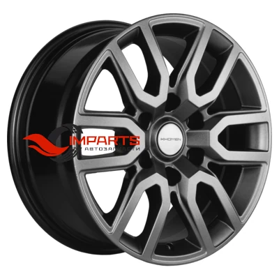 Колесный диск Khomen Wheels 8x17/6x139,7 ET50 D92,5 KHW1723 (Hyundai H-1/Staria) Gray