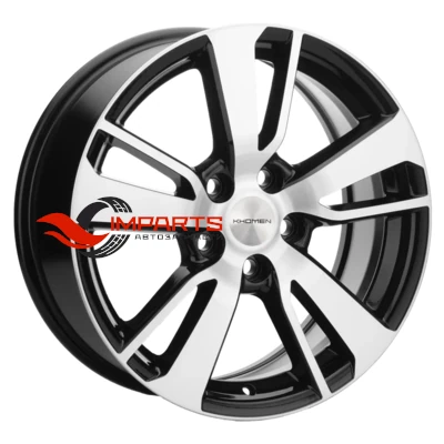 Колесный диск Khomen Wheels 7x17/5x108 ET50 D63,35 KHW1704 (Ford C-Max) Black-FP